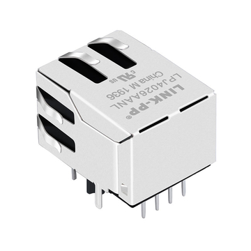 X meerdere XRJG-01K-1-E13-211 Compatibel LINK-PP LPJ4026AANL 10/100 Base-T Tab Down Gele/Groene LED Eén Poort Afgeschermde Netwerk RJ-45 Connector afbeelding 5