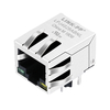 13F-62AGYD2S2NL 10/100 Base-T Single Port 8P8C RJ45 Ethernet Jack Tab Down Green/Yellow Led thumb image 1