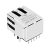 Compatibile con entrambe le mani KLA1T109-43 LF LINK-PP LPJG0801ABNL Connettore Magjack RJ45 Gigabit 100/1000 Base-T con linguetta verso il basso e LED verde/giallo (immagine miniatura 5)