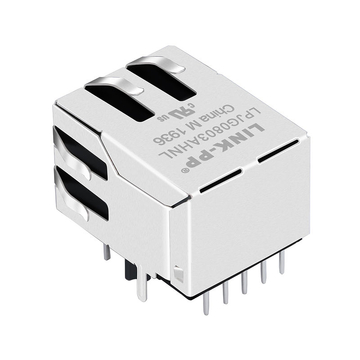 ude rb1-125bak1a compatible link-pp lpjg0803ahnl 100 1000 base-t gigabit rj45 magjack tab down green yellow led image 5
