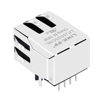 XFMRS XFATM10-C1-4MS Συμβατό LINK-PP LPJ0025CNL 10/100 Base-T Tab Down Χωρίς LED Μονής Θύρας 8P8C Υποδοχές Μονάδων RJ45 εικόνα 5