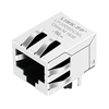 Compatível com pulso J00-0025NL LINK-PP LPJ0050CNL 10/100 Base-T Tab Down sem Led Porta única 8 pinos Conector da placa RJ45 imagem do polegar 1