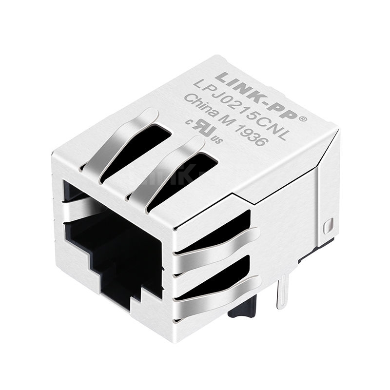 Halo HFJ11-S101ERL Compatible LINK-PP LPJ0215CNL 10 Base-T Tab Down Without Led Single Port Cat5e RJ45 Connector Socket