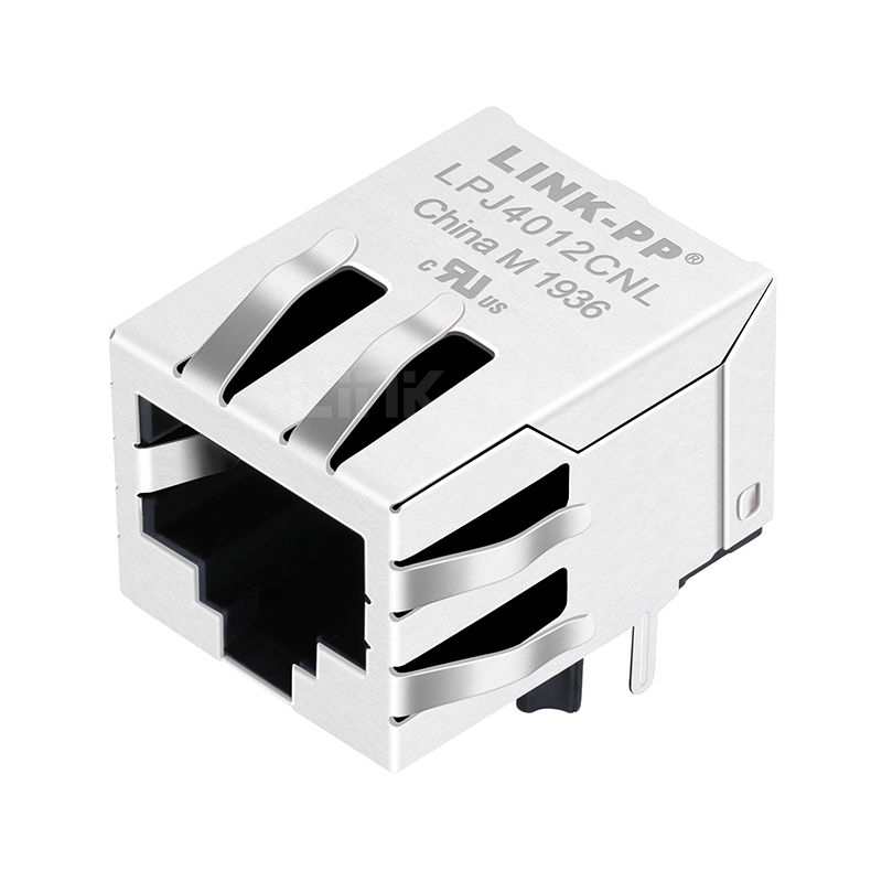 RJ-032TC Compatible LINK-PP LPJ4012CNL 10/100 Base-T Tab Down Without Led Single Port 8P8C Connector RJ45 Female Jack