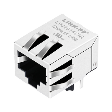 LPJ4014CNL 10 100 base-t rj45 magjack tab down without led