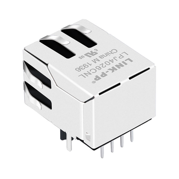 Pulse JX0026D21NL Compatibel LINK-PP LPJ4026CNL 10/100 Base-T Tab Down Zonder LED Eén poort LAN-aansluiting RJ-45 filterconnector afbeelding 5