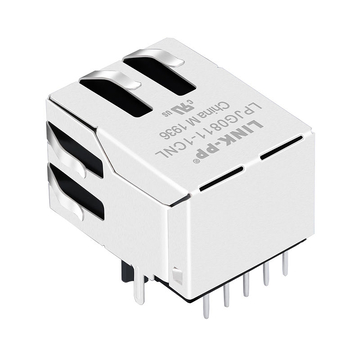 LPJG0811-1CNL 100/1000 Base-T, разъем с фиксатором, без светодиода, однопортовый сетевой разъем RJ45, изображение 4