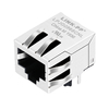 Compatibile con Belfuse SI-61007-F LINK-PP LPJG0868CNL 1000 Base-T 1x1 porta RJ45 magnetica con linguetta verso il basso senza LED immagine miniatura 1