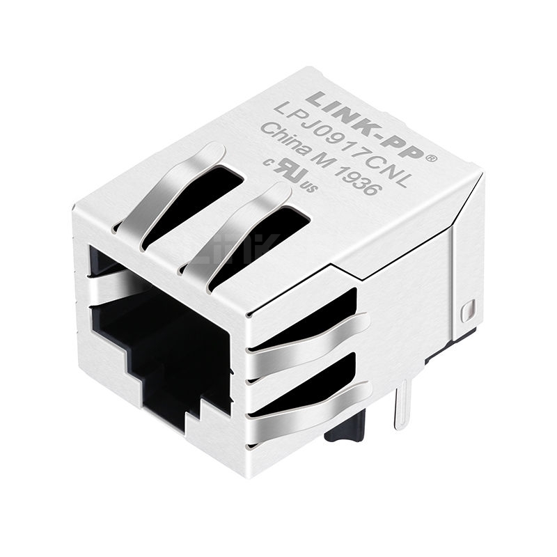 Halo HFJ11-1G06ERL Compatible LINK-PP LPJG0917CNL 100/1000 Base-T Tab Down Without Led Single Port Shielded Industrial RJ45 Connector