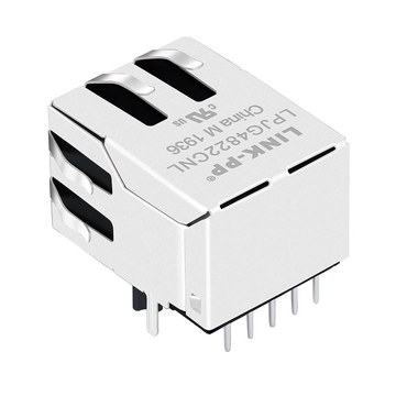 Совместимость с XFMRS XFGIGBQ-COMBO1-4MS LINK-PP LPJG4822CNL 100/1000 Base-T, разъем с фиксатором вниз, без светодиода, однопортовый сетевой разъем RJ-45, изображение 5