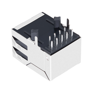 Совместимость с Belfuse SI-61021-F LINK-PP LPJG4882CNL 100/1000 Base-T, разъем Tab Down, без светодиода, один порт Ethernet 10P8C, разъем RJ-45 (изображение 4)