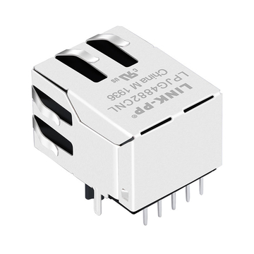 LPJG4882CNL 100/1000 Base-T, разъем Tab Down, без светодиода, один порт Ethernet, разъем RJ45, изображение 4
