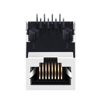 Συμβατό με Pulse J00-0014NL LINK-PP LPJ0011DNL Ενσωματωμένη υποδοχή RJ45 10/100 Base-T με υποδοχή προς τα κάτω χωρίς LED εικόνα 2