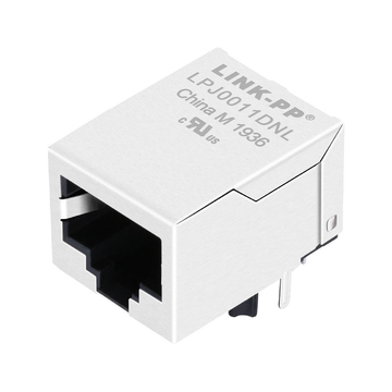 WE MIC24210-0104T-LF3 Compatible LINK-PP LPJ0011DNL 10/100 Base-T RJ45 MagJack Tab Down Without Led