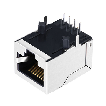 Συμβατό με δύο LU1S041X LF LINK-PP LPJ0013DNL 10/100 Base-T Tab Down Χωρίς LED 1x1 Port Cat5 Θωρακισμένο Θηλυκό RJ45 εικόνα 3