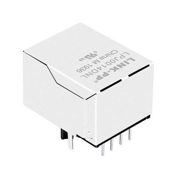 Compatível com ambas as mãos KLU1S041C LF LINK-PP LPJ0014DNL Conector RJ-45 magnético de 1 porta 10/100 Base-T com aba para baixo, sem LED. Imagem de preço 5