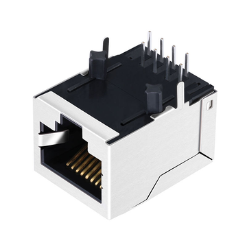 Συμβατό με Hanrun HR901170A LINK-PP LPJ0022DNL 10 Base-T Tab Down Χωρίς LED 1 Θύρα 8 Pin RJ45 Jack εικόνα 3
