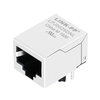 P02-102-11A9 Συμβατό LINK-PP LPJ0025DNL 10/100 Base-T Tab Down Without Led 1 Port Shielded RJ45 Ethernet Socket thumb image 1