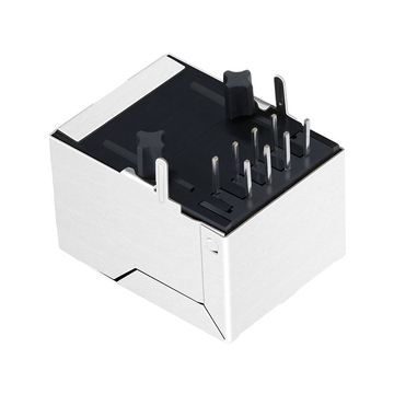 Hanrun HR901102A Compatible LPJ0025DNL 10/100 Base-T 1 Port RJ45 Magnetic Jack Shielded Tab Down Without Led image 5