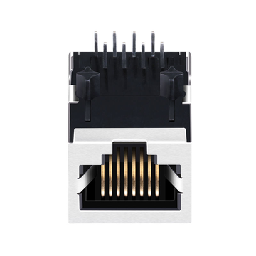 양손 LU1S516 LF 호환 LINK-PP LPJ0025DNL 10/100 베이스-T 탭 다운 LED 없음 1포트 차폐 RJ 45 마그네틱 잭 이미지 2