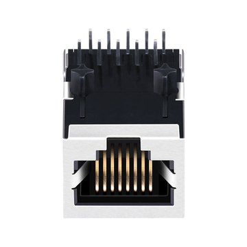 Совместимость с YDS 48F-01NW2NL LINK-PP LPJG0801DNL 100/1000 Base-T 10P8C Магнитный разъем RJ45 с фиксатором, без светодиода, изображение 2