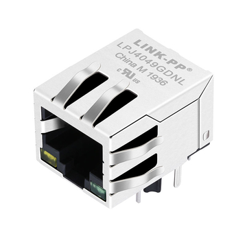 WE 7499211121A Compatible LINK-PP LPJ4049GDNL 10/100 Base-T Single Port Magnetics POE RJ45 Connector Tab Down Yellow/Green Led