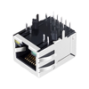 متوافق مع 48F-01GYD2NL LINK-PP LPJG0801GENL 100/1000 Base-T منفذ RJ45 مدمج سريع التوصيل مع مغناطيس، منفذ واحد، مؤشر LED أخضر/أصفر، صورة مصغرة 3