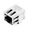 Совместимость с RJGE1FA08T109V1 LINK-PP LPJG0803GENL 100/1000 Base-T Выступ вниз Зеленый/желтый индикатор 1x1 Порт Ethernet Разъем RJ-45 Изображение большого пальца 1
