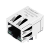 Halo HFJ11-1G02 Compatible LINK-PP LPJG0805GFNL 100/1000 Base-T Tab Down Green/Green Led Single Port Ethernet Connectors RJ-45 Jacks thumb image 1