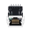 Pulse JKM-0013NL Compatible LINK-PP LPJG0811G7NL 100/1000 Base-T Tab Down Green&Yellow/Green Led One Port RJ45 Female PCB Connector thumb image 2