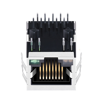 Совместимость с Tyco 1840434-5 LINK-PP LPJG0811G7NL 100/1000 Base-T Tab Down Green&Yellow/Green Led One Port Modular Connector RJ45 Magnetic image 2