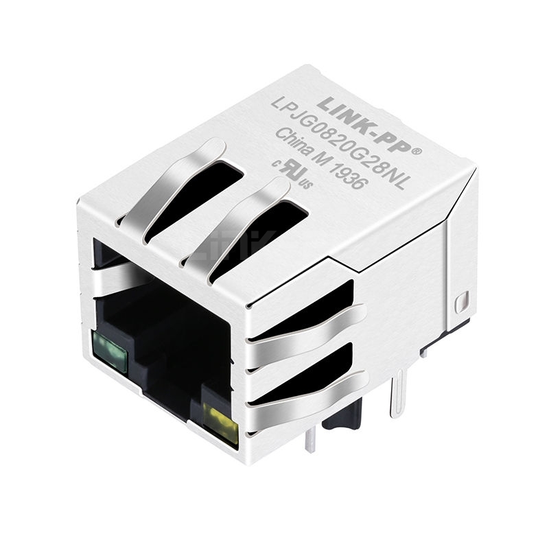 10/100/1000 Base-T Shielded RJ45 Magnetic Connector