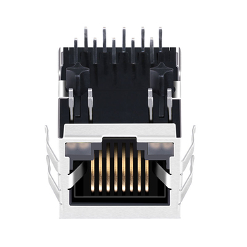 Совместимость с Tyco 1840475 LINK-PP LPJG0833CG4NL 100/1000 Base-T, разъем с цоколем E14, зеленый и желтый/зеленый и желтый светодиод, однопортовый, со встроенным разъемом RJ-45 (изображение 2)