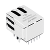 Moxie MOX-RJ45-1840 Compatible LINK-PP LPJG0833CG4NL 100/1000 Base-T Single Port RJ45 Magjack Tab Down Green/Yellow/Green/Yellow LED thumb image 5