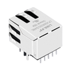 Συμβατό με Moxie MOX-RJ45-1840 LINK-PP LPJG0833CG4NL Σύνδεσμος RJ45 μίας θύρας 100/1000 Base-T Tab Down Green&Yellow/Green&Yellow LED εικόνα αντίχειρα 5
