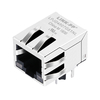WE 7499111440A Compatible LINK-PP LPJG4807G51NL 100/1000 Base-T Tab Down G&Y/G&Y Led 1 Port 10P8C Ethernet RJ45 Connector thumb image 1