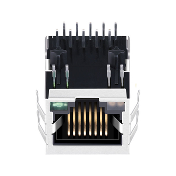 LPJG4811G7NL 100/1000 Base-T één poort RJ45-connector Ethernet-aansluiting Groen & Geel/Groene LED afbeelding 2