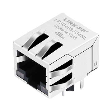Tyco 2-1840408-6 Compatible LINK-PP LPJG4833G4NL 100/1000 Base-T Tab Down G&Y/G&Y Led 1x1 Port Cat6 Amp RJ45 Connector Price