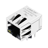 LPJG4896E91NL 100-контактный гнездовой разъем Ethernet RJ1000 8/45 Base-T Желтый/зеленый и красный светодиод, изображение большого пальца 1