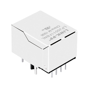 Hanrun HR911103A Compatible LPJ0011FBNL 10/100 Base-T 8P8C RJ45 Jack with Transformer Tab Down Green/Yellow Led image 2