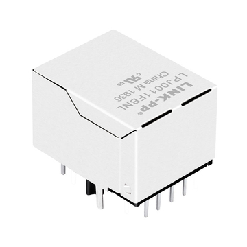 HR911105A Hanrun RJ45 Magnetics Modular Jack 100 Base-T Tab Down