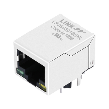 bothhand la1s109-43 lf compatible link-pp lpjg0801bbnl tab down green yellow led 1x1 port gigabit ethernet rj45 modules