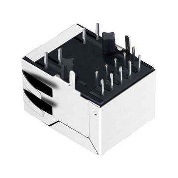 Bothhand KLA1S109-43 LF Compatible LINK-PP LPJG0801BBNL 100/1000 Base-T Single Port RJ45 Magnetic Modular Jacks Tab Down Green/Yellow Led image 4