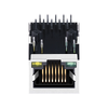 Beidehands LA1S109-43 LF-compatibel LINK-PP LPJG0801BBNL 1000 Base-T Gigabit RJ45 Magjack Tab Down Groen/Gele LED miniatuurafbeelding 2
