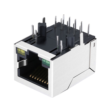 Bothhand LA1S09-43 LF Compatible LINK-PP LPJG0801BBNL 100/1000 Base-T Magnetics RJ45 Female Connector Tab Down Green/Yellow Led image 3
