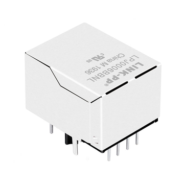 Pulse J0006D01BNL compatibel LINK-PP LPJ0006BBNL 10/100 Base-T Tab Down Groen/Gele LED 1x1 Poort RJ 45 Filterconnector Module afbeelding 5