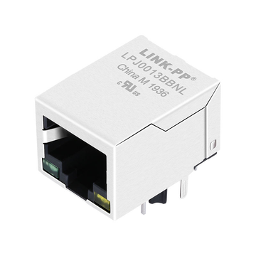 bothhand lu1s041x-43-20 lf compatible link-pp lpj0013bbnl 10 100 base-t tab down 1x1 port rj45 magjack green yellow led