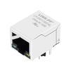 양손 KLU1S041-43 LF 호환 LINK-PP LPJ0017BENL 10/100 베이스-T 탭 다운 싱글 포트 RJ45 마그네틱 잭 녹색/노란색 LED 썸네일 이미지 1