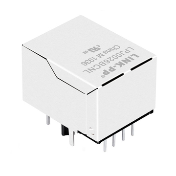 Совместимость с импульсным J0026D01ENL LINK-PP LPJ0026BCNL Однопортовый разъем RJ45 100 Base-T со встроенными магнитами, креплением вниз, зеленый/зеленый светодиод (изображение 5)