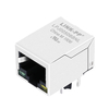Pulse J00-0063NL Compatible LINK-PP LPJ0050BBNL 10/100 Base-T Tab Down Green/Yellow Led Single Port Female RJ45 Ethernet Jack thumb image 1